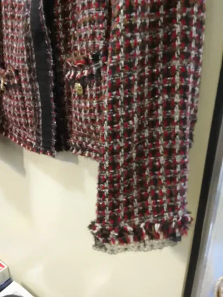 Chaqueta Zara Tweed Multicolor