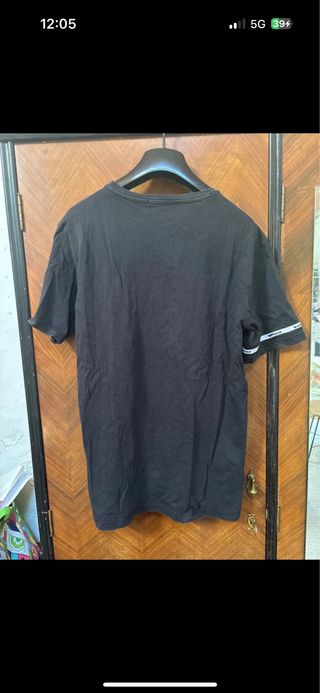 T-shirt Gas nera taglia S