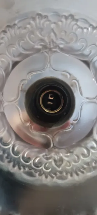 Lámparas colgantes vintage cristal 1985