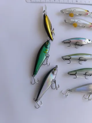 Señuelos de pesca spinning y casting