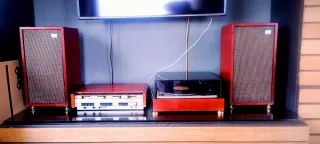Set audio vintage Garrard + Reiel