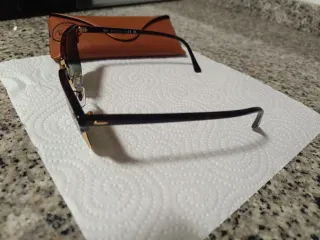 Gafas de Sol Ray-Ban Clubmaster Carey Marrón Dorad