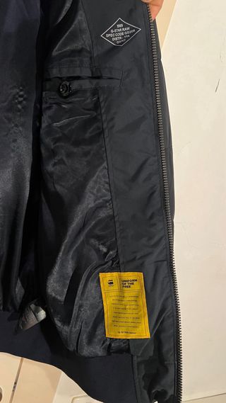 Chaqueta G-Star RAW acolchada azul