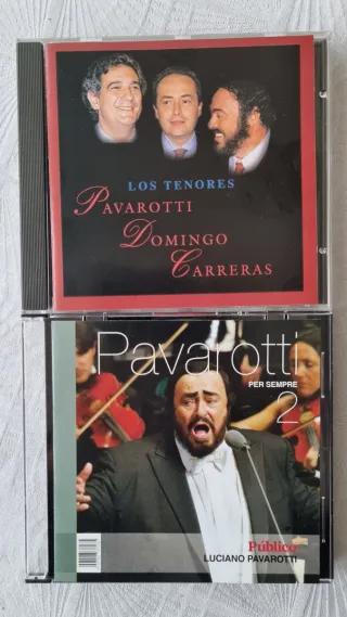 2 CDs Los Tres Tenores Pavarotti Domingo y Carrera