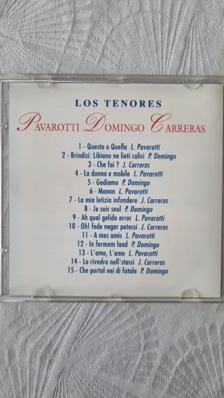 2 CDs Los Tres Tenores Pavarotti Domingo y Carrera