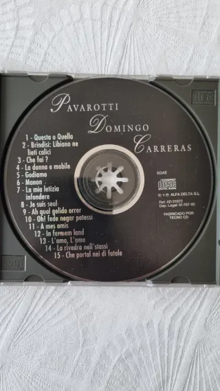 2 CDs Los Tres Tenores Pavarotti Domingo y Carrera