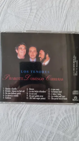 2 CDs Los Tres Tenores Pavarotti Domingo y Carrera