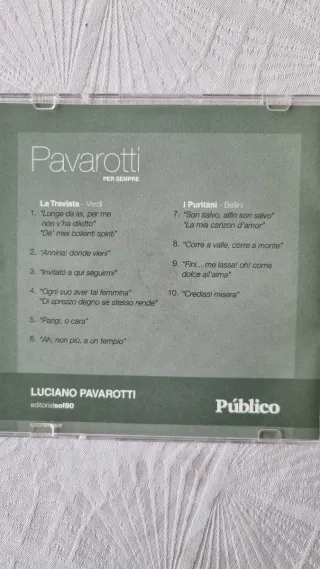 2 CDs Los Tres Tenores Pavarotti Domingo y Carrera