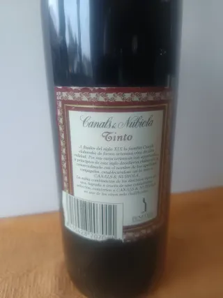 Vino CANALS & NUBIOLA 1992 DO Penedès