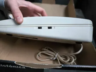 Teléfono Forma Beige/Blanco