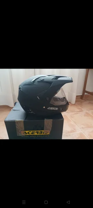 Casco Acerbis Trail Talla XL Negro