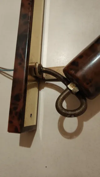 Faretti vintage tortora/oro