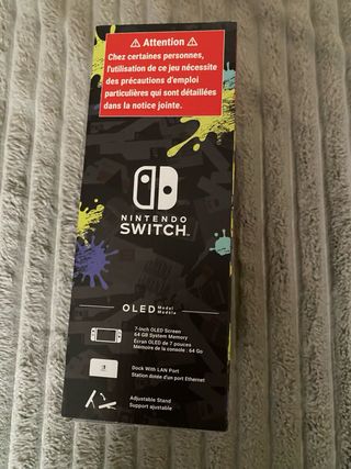 Nintendo Switch OLED Splatoon 3 Edición