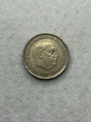 50 Pesetas Spagna Moneta
