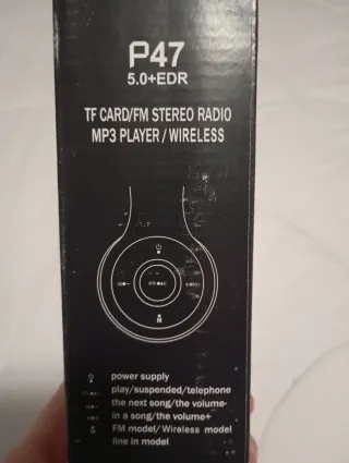 Cascos Inalámbricos P47 Bluetooth 5.0+EDR