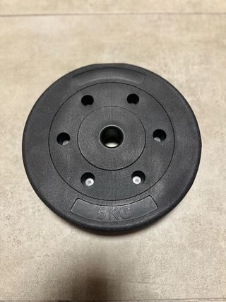 Disco de Pesas 5kg plástico