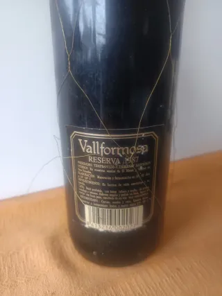 Vino Reserva VALLFORMOSA 1987 DO Penedès