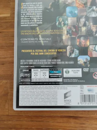DVD Final Fantasy VII Advent Children