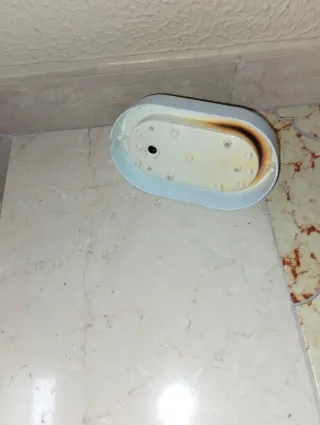 Plafoniera da parete in vetro e plastica