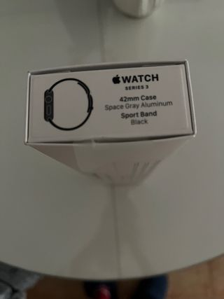 Apple Watch Serie 3 42mm Negro