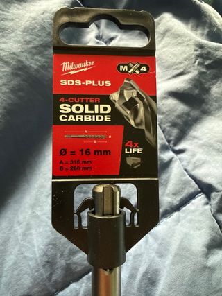 Punte Milwaukee SDS-Plus 16mm (2pz)