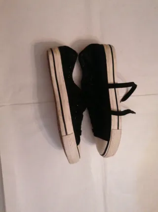 Scarpe donna nere pizzo n.40