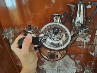 Juego 5 piezas café acero inoxidable