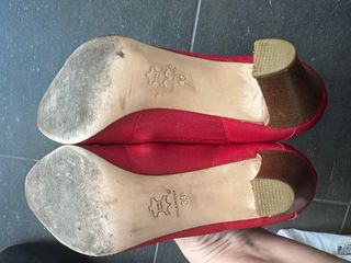 Décolleté rosse Tg 39