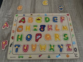 Puzzle Abecedario Madera Hape