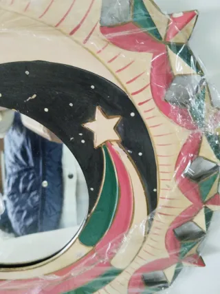 Specchio decorativo stella e luna