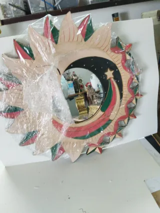 Specchio decorativo stella e luna