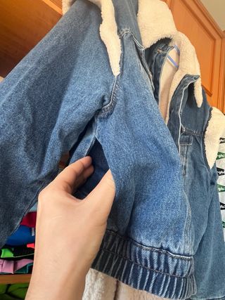 Cazadora vaquera con borreguillo