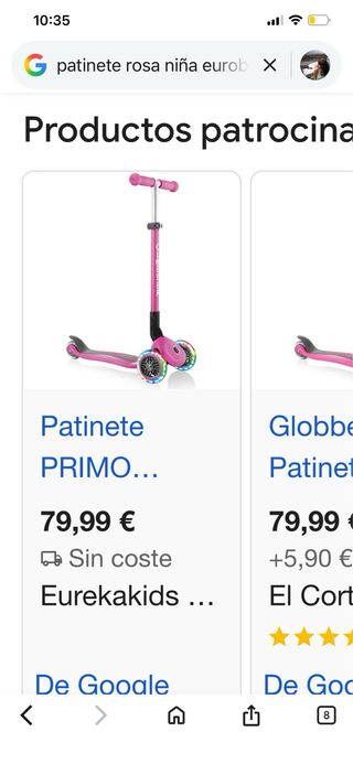 Patín Primo Foldable LI Rosa