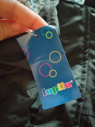 Pantalón de nieve infantil negro 2/4 años