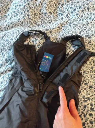 Pantalón de nieve infantil negro 2/4 años