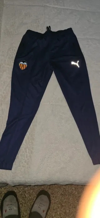 Pantalón chándal Valencia CF Puma azul