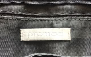 Borsa donna vintage tessuto grigio nero