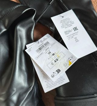 Stivali alti neri donna