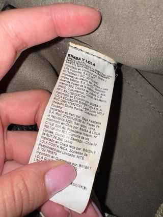 Bolso Bimba y Lola Negro Piel