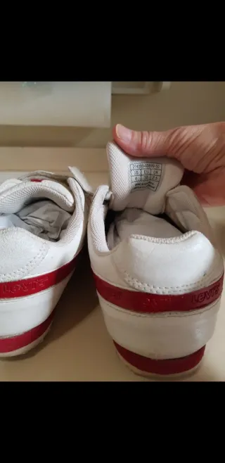 Zapatos Levi's Unisex Blancos