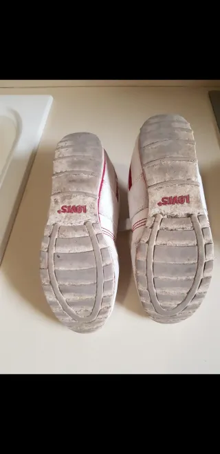 Zapatos Levi's Unisex Blancos