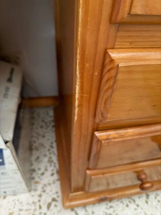 Escritorio madera y cristal estudio/oficina