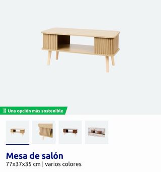 Mesa de salón madera beige/marrón