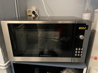 Microondas plateado