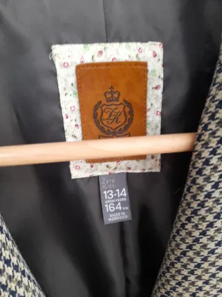 Chaqueta clásica cuadros M/38/10