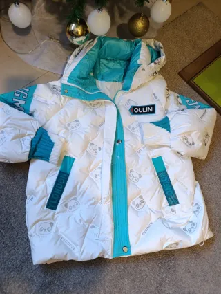 Chaqueta bomber mujer blanca y roja