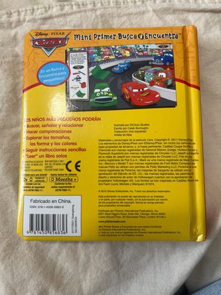 Disney libroMINI MI PRIMER BUSCA Y ENCUENTRA CARS