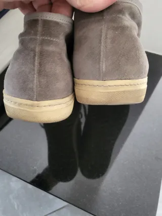 Scarpe uomo camoscio Frau grigie n.45 Made Italy