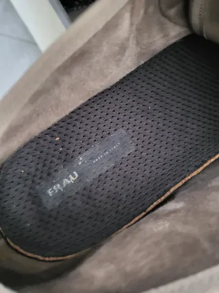 Scarpe uomo camoscio Frau grigie n.45 Made Italy