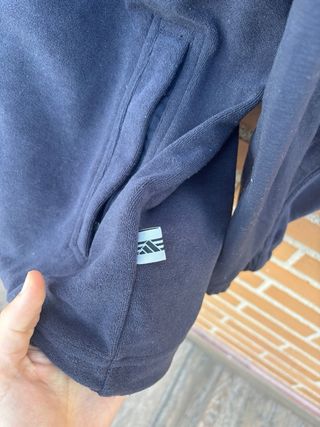 Chaqueta polar Adidas vintage azul marino
